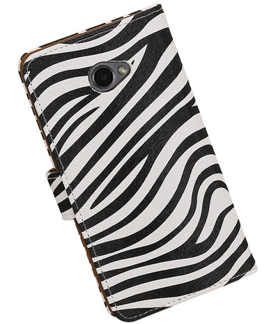 Zebra booktype wallet cover hoesje voor LG K5
