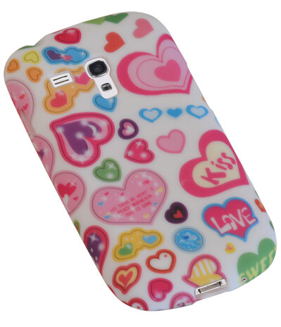 Kiss TPU back case cover hoesje voor Samsung Galaxy S3 Mini I8190