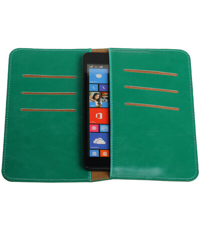 Groen Pull-up Medium Pu portemonnee wallet voor Microsoft