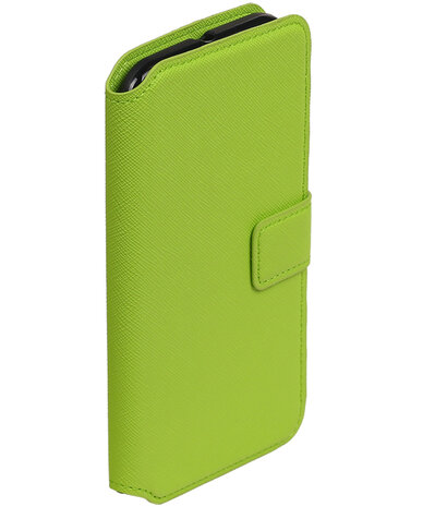 Groen HTC 10 TPU wallet case booktype hoesje HM Book