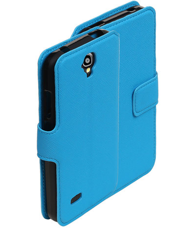 Blauw Huawei Y560 / Y5 TPU wallet case booktype hoesje HM Book