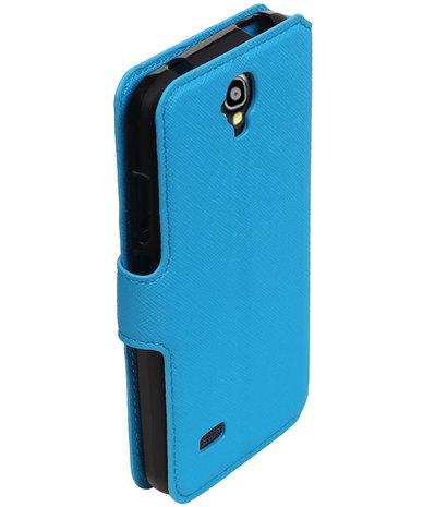 Blauw Huawei Y560 / Y5 TPU wallet case booktype hoesje HM Book