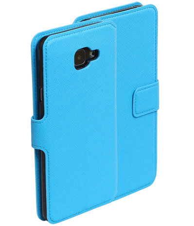 Zwart Samsung Galaxy A7 2016 TPU wallet case booktype hoesje HM Book