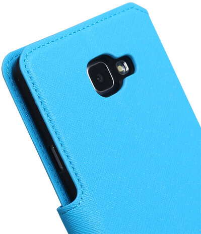 Zwart Samsung Galaxy A7 2016 TPU wallet case booktype hoesje HM Book