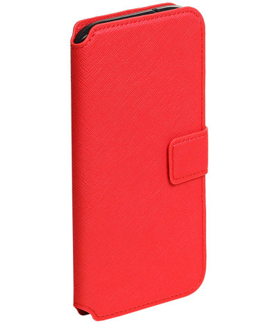 Rood Samsung Galaxy S7 Edge 2016 TPU wallet case booktype hoesje HM Book