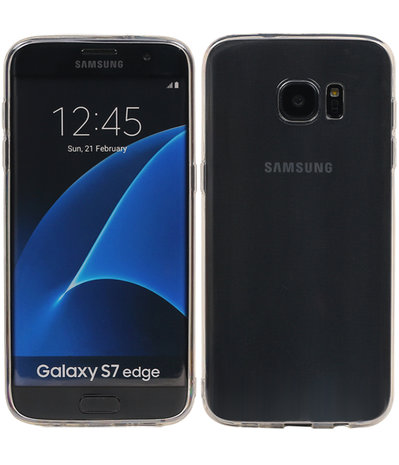 Samsung Galaxy S7 Edge Cover Hoesje Transparant