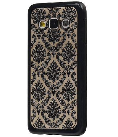 Zwart Brocant TPU back case cover hoesje voor Samsung Galaxy A5