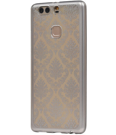 Zilver Brocant TPU back case cover hoesje voor Huawei P9 Plus