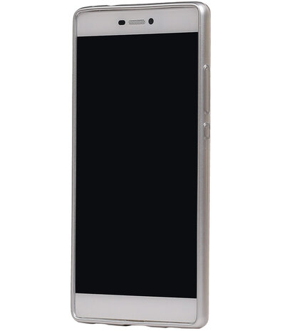 Zilver Brocant TPU back case cover hoesje voor Huawei P8
