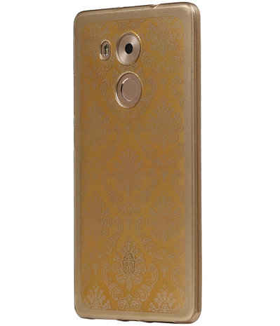 Goud Brocant TPU back case cover hoesje voor Huawei Mate 8