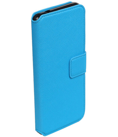 Blauw Samsung Galaxy J3 Pro TPU wallet case booktype hoesje HM Book