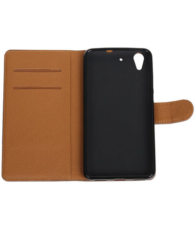 Mocca Pull-Up PU booktype wallet hoesje voor Huawei Honor 5A / Y6 II