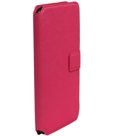 Rood Apple iPhone 7 Plus TPU wallet case booktype hoesje HM Book