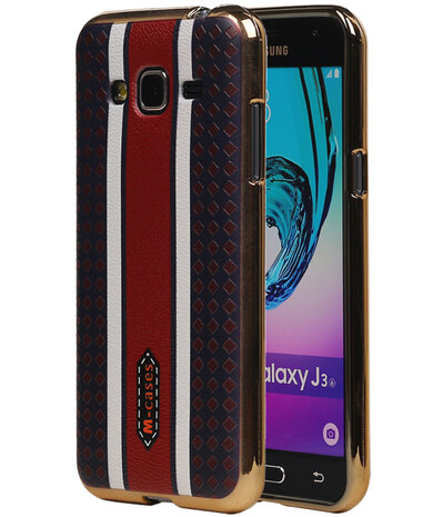 M-Cases Bruin Ruit Design TPU back case hoesje voor Samsung Galaxy J3 2016