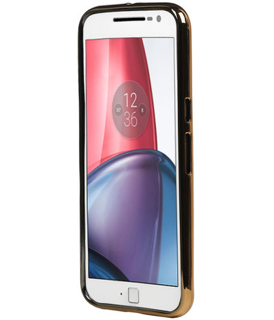 M-Cases Roze Ruit Design TPU back case hoesje voor Motorola Moto G4 / G4 Plus