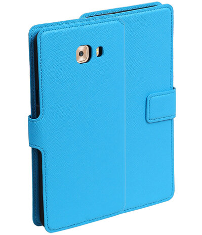 Blauw Samsung Galaxy C9 TPU wallet case booktype hoesje HM Book