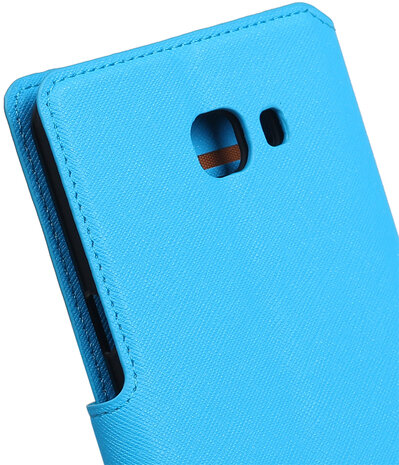 Blauw Samsung Galaxy C9 TPU wallet case booktype hoesje HM Book