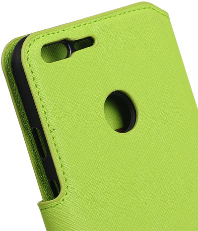 Groen Google Pixel TPU wallet case booktype hoesje HM Book