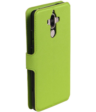 Groen Huawei Mate 9 TPU wallet case booktype hoesje HM Book