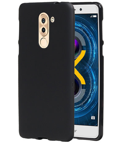 Huawei Honor 6X 2016 TPU back case hoesje Zwart