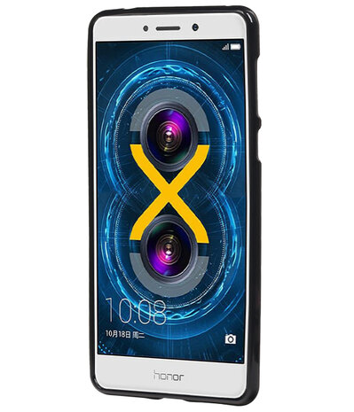 Huawei Honor 6X 2016 TPU back case hoesje Zwart