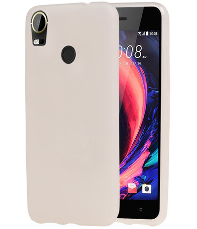 HTC Desire 10 Pro TPU back case hoesje transparant Wit