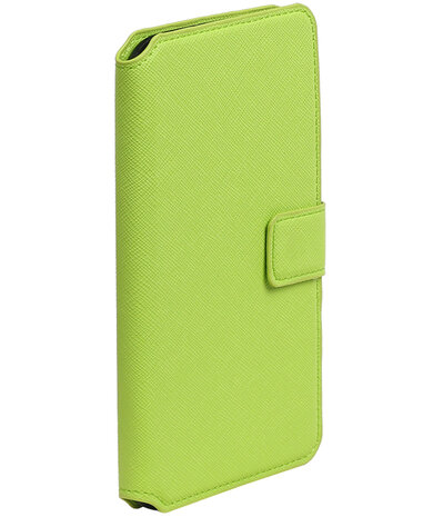 Groen Huawei G8 TPU wallet case booktype hoesje HMGroen Huawei G8 TPU wallet case booktype hoesje HM Book Book