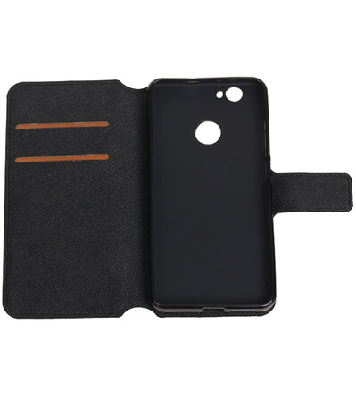 Zwart Huawei Nova TPU wallet case booktype hoesje HM Book