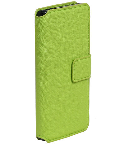 Groen Sony Xperia X Compact TPU wallet case booktype hoesje HM Book