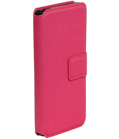 Roze Sony Xperia X Compact TPU wallet case booktype hoesje HM Book