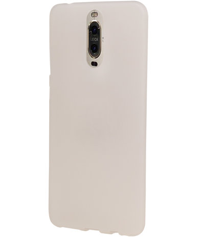 Huawei Mate 9 Pro TPU back case hoesje transparant Wit