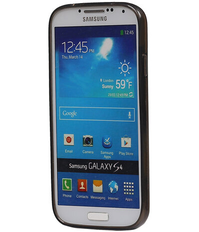 Samsung Galaxy S4 i9500 Diamant TPU back case hoesje Zwart
