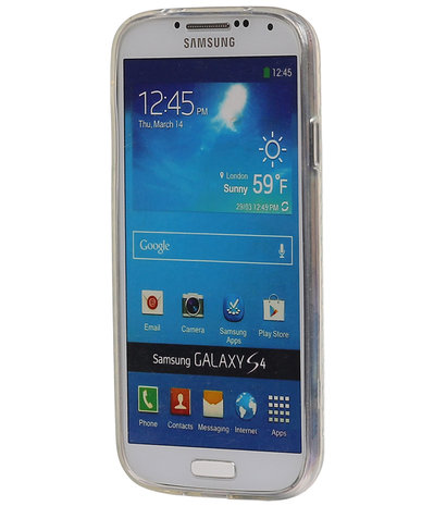 Samsung Galaxy S4 i9500 Diamant TPU back case hoesje WIt