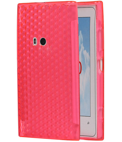 Nokia Lumia 920 Diamant TPU back case hoesje Roze