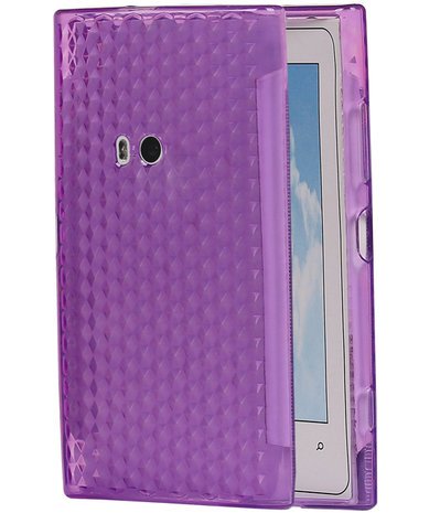 Nokia Lumia 920 Diamant TPU back case hoesje Paars