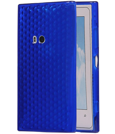 Nokia Lumia 920 Diamant TPU back case hoesje Donker Blauw