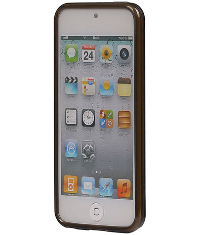 Apple iPod Touch 5 / 6 Diamant TPU back case hoesje Zwart