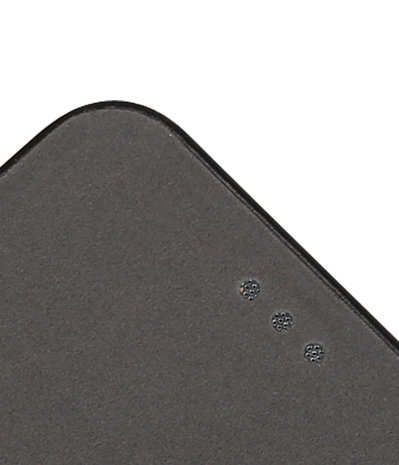 Zwart Premium Folio leder look booktype smartphone hoesje voor Apple iPhone 6 / 6s