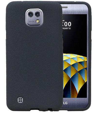 Grijs Zand TPU back case cover hoesje voor LG X Cam K580
