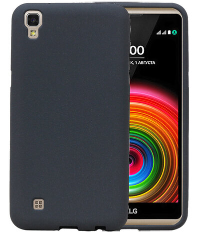 Grijs Zand TPU back case cover hoesje voor LG X Power K220