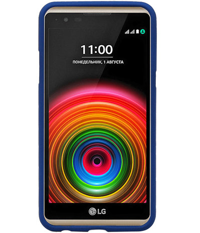 Blauw Zand TPU back case cover hoesje voor LG X Style K200