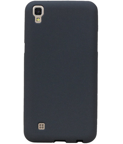 Grijs Zand TPU back case cover voor Hoesje voor LG X Style K200