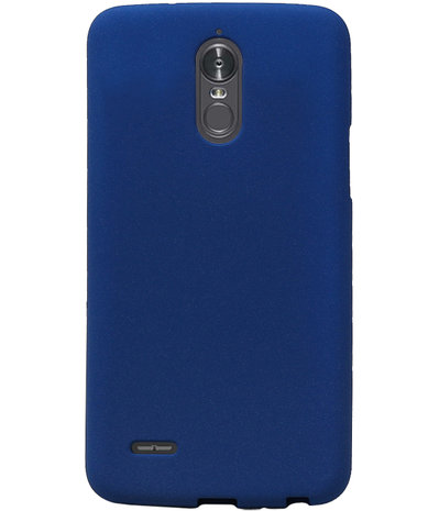 Blauw Zand TPU back case cover hoesje voor LG Stylus 3 / K10 Pro