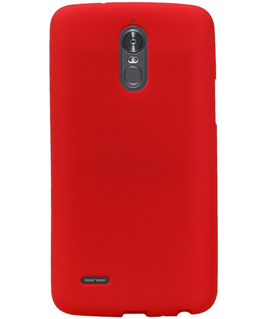 Rood Zand TPU back case cover hoesje voor LG Stylus 3 / K10 Pro