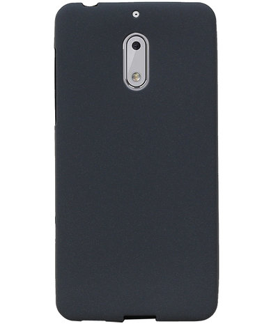 Grijs Zand TPU back case cover hoesje voor Nokia 6