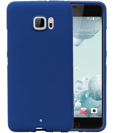 Blauw Zand TPU back case cover hoesje voor HTC U Ultra