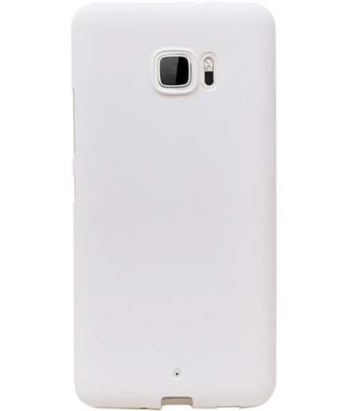 Wit Zand TPU back case cover hoesje voor HTC U Ultra