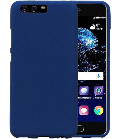 Blauw Zand TPU back case cover hoesje voor Huawei P10