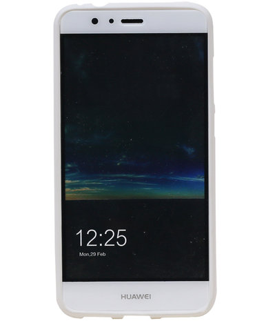 Wit Zand TPU back case cover hoesje voor Huawei P8 Lite 2017 / P9 Lite 2017