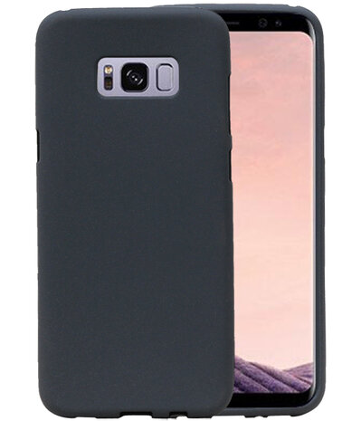 Grijs Zand TPU back case cover hoesje voor Samsung Galaxy S8+ Plus
